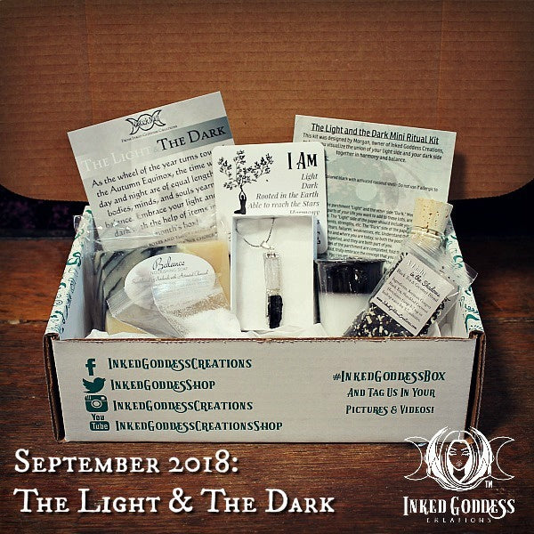 September 2018 Magick Mail Box: The Light & The Dark