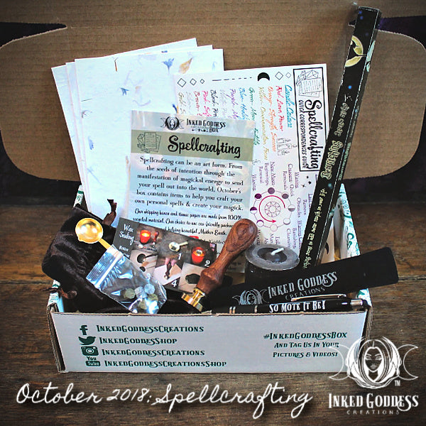 October 2018 Inked Goddess Creations Box: Spellcrafting