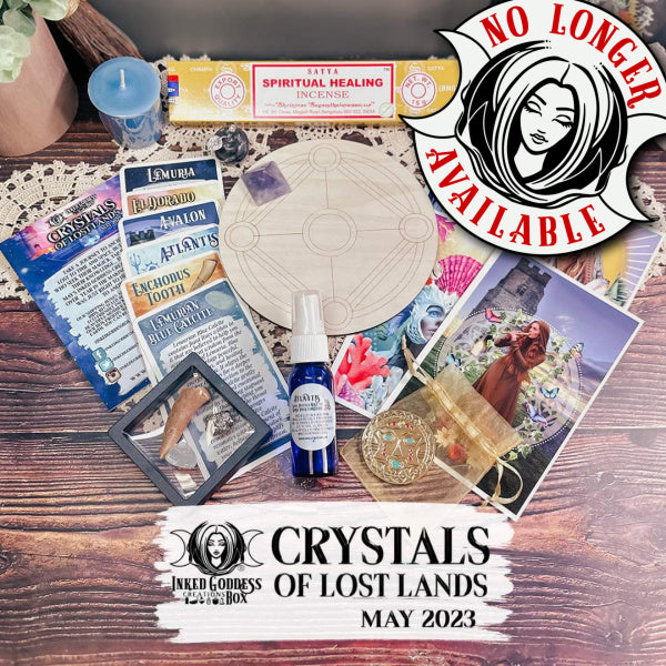 May 2023 Inked Goddess Creations Box: Crystals of Lost Lands