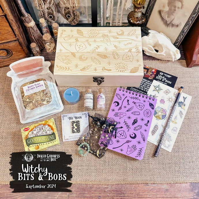 September 2024 Inked Goddess Creations Box: Witchy Bits & Bobs