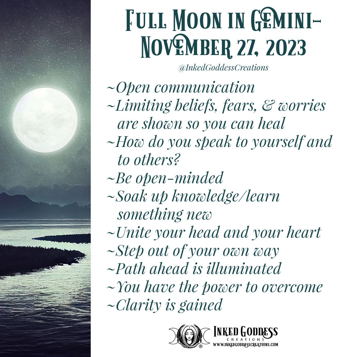 Full Moon in Gemini November 27, 2023