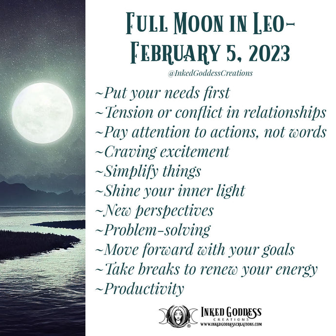 Full Moon in Leo- February 5, 2023