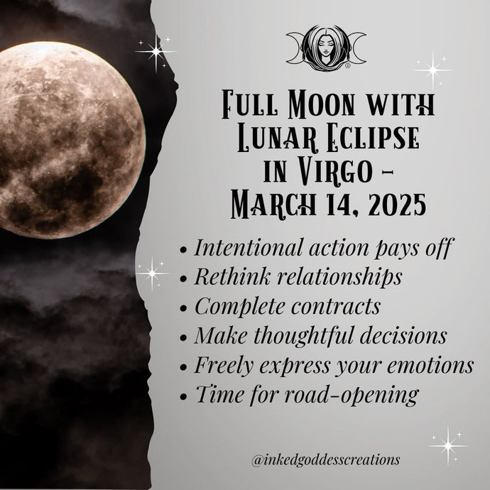 Full Moon with Lunar Eclipse in Virgo – March 14, 2025