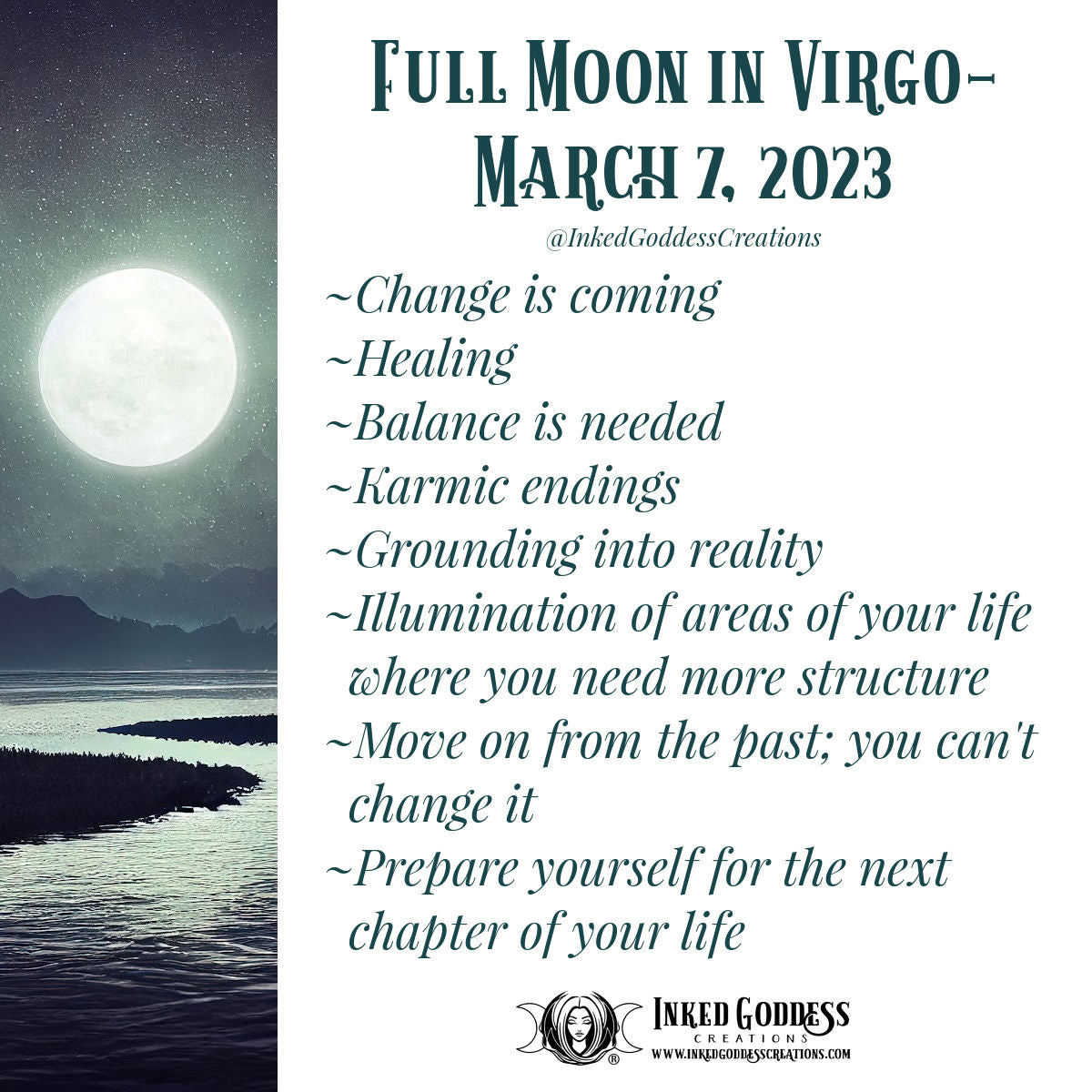 Full Moon in Virgo March 7, 2023