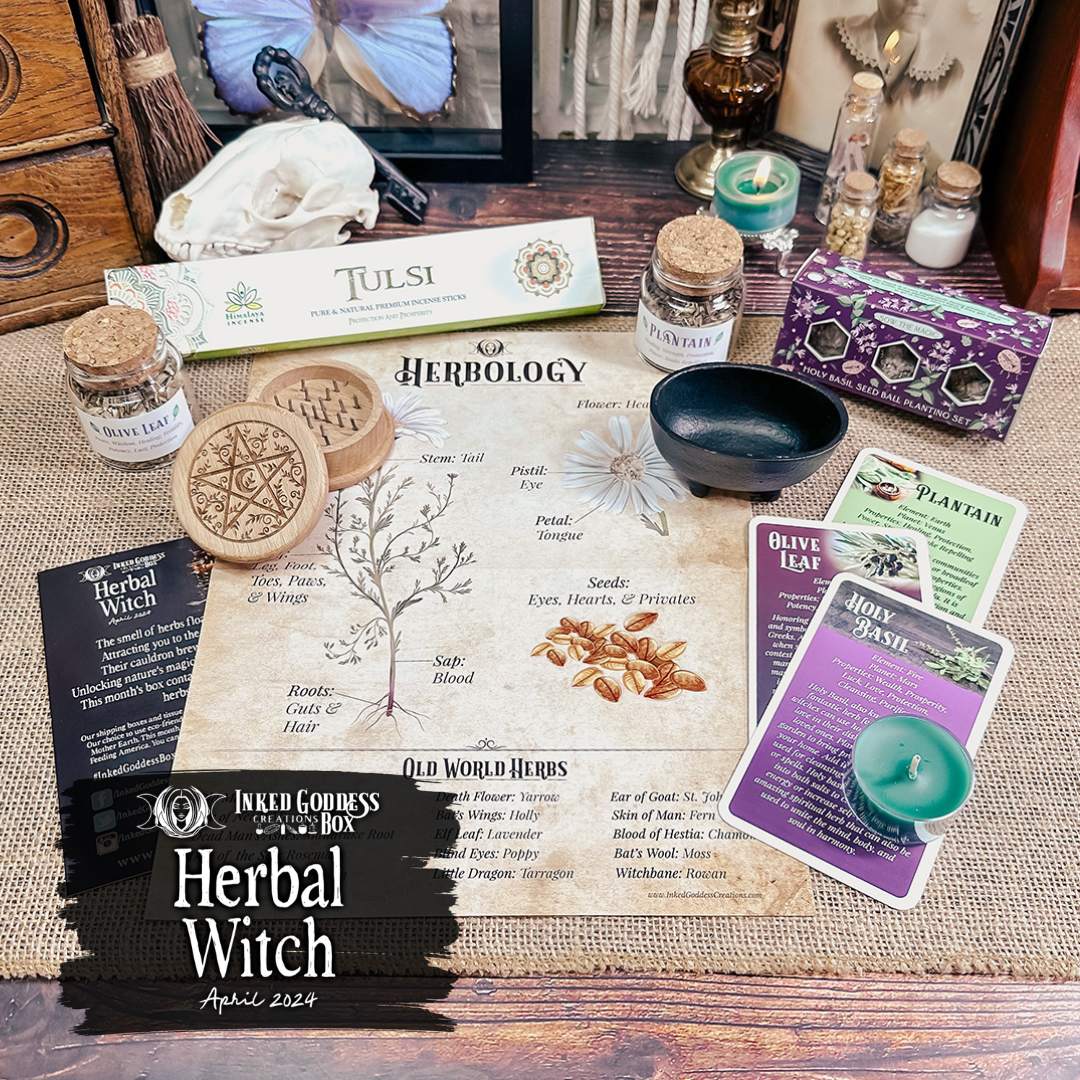 April 2024 Inked Goddess Creations Box: Herbal Witch