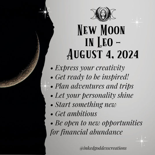 New Moon in Leo – August 4, 2024