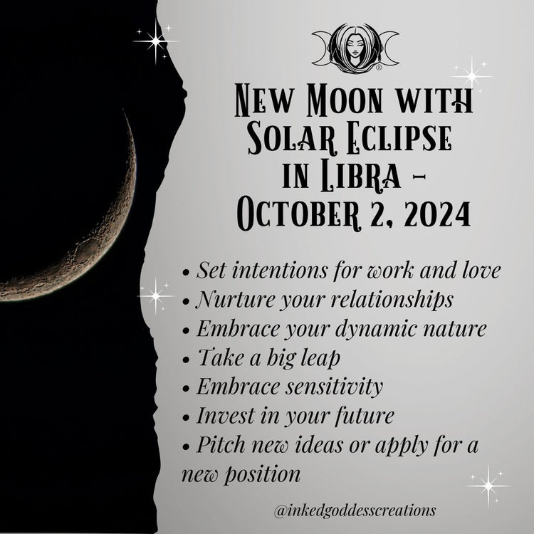 New Moon with Solar Eclipse in Libra – October 2, 2024