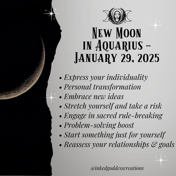 New Moon in Aquarius – January 29, 2025