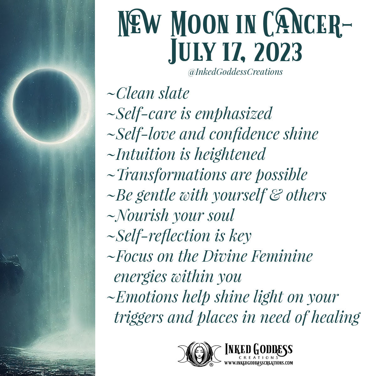 New Moon in Cancer July 17, 2023