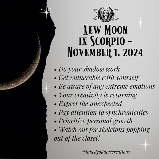 New Moon in Scorpio – November 1, 2024