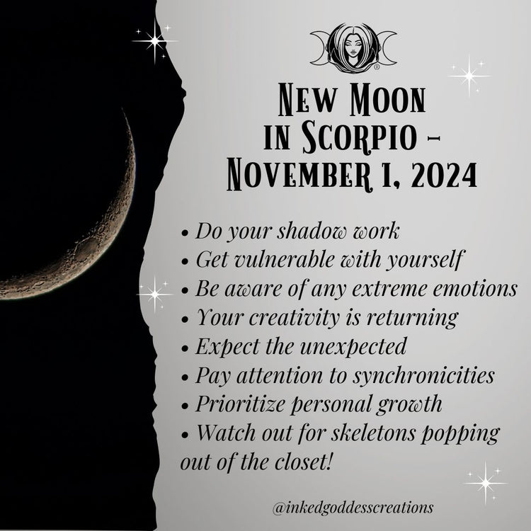 New Moon in Scorpio – November 1, 2024