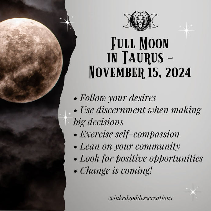 Full Moon in Taurus – November 15, 2024