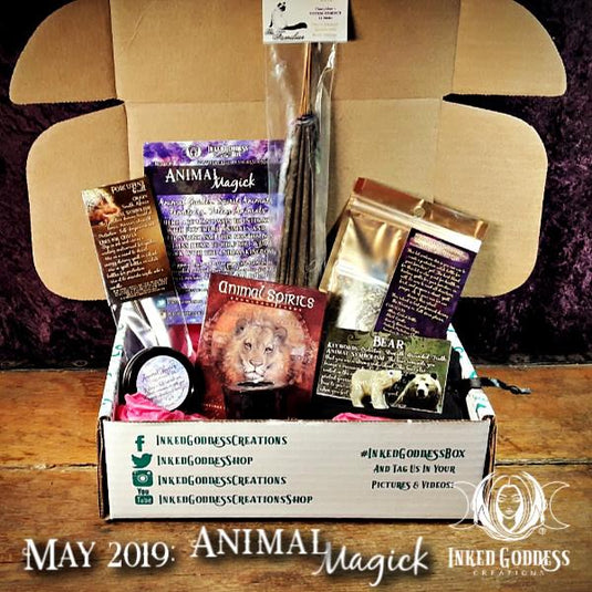 May 2019 Inked Goddess Creations Box: Animal Magick