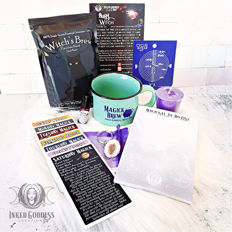 January 2021 Inked Goddess Creations Box: Busy Witch