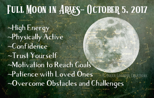 Full Moon in Aries- October 5, 2017