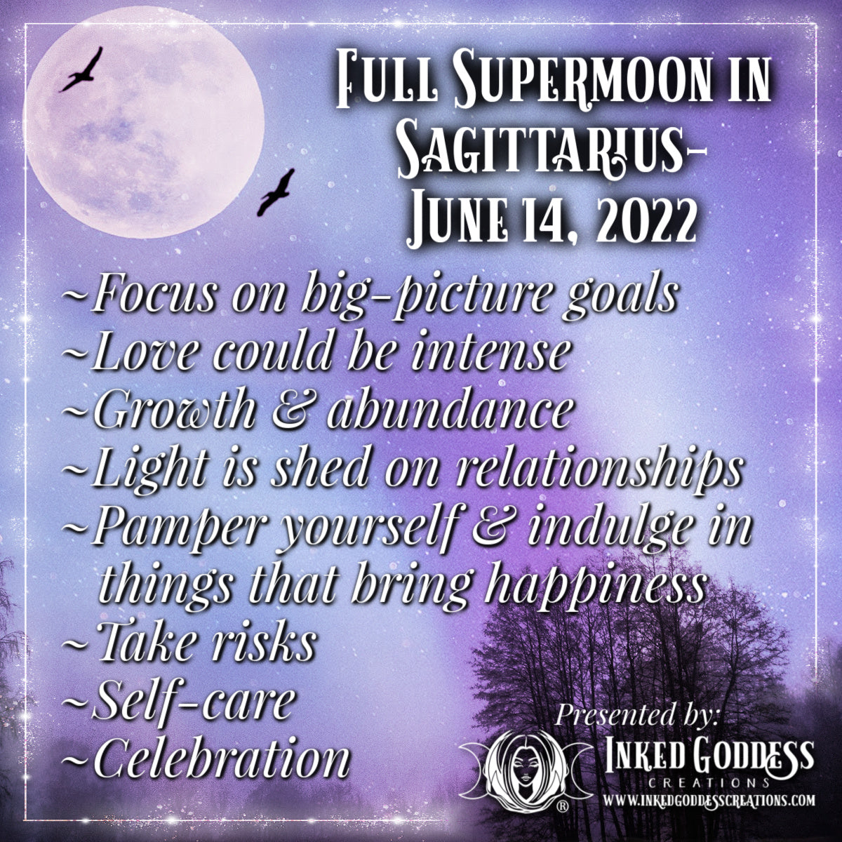 Full Supermoon in Sagittarius June 14 2022