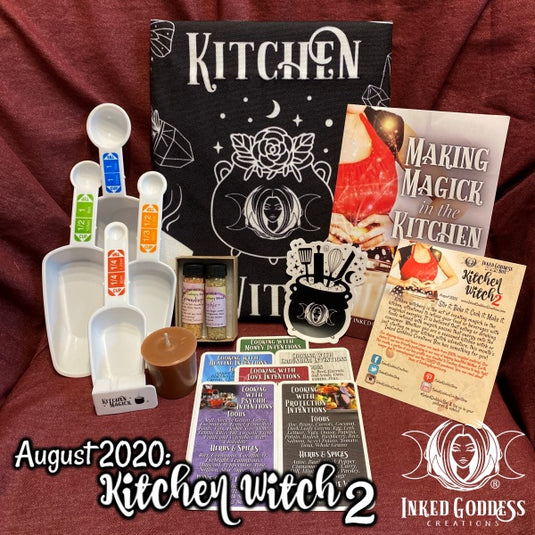 August 2020 Inked Goddess Creations Box: Kitchen Witch 2