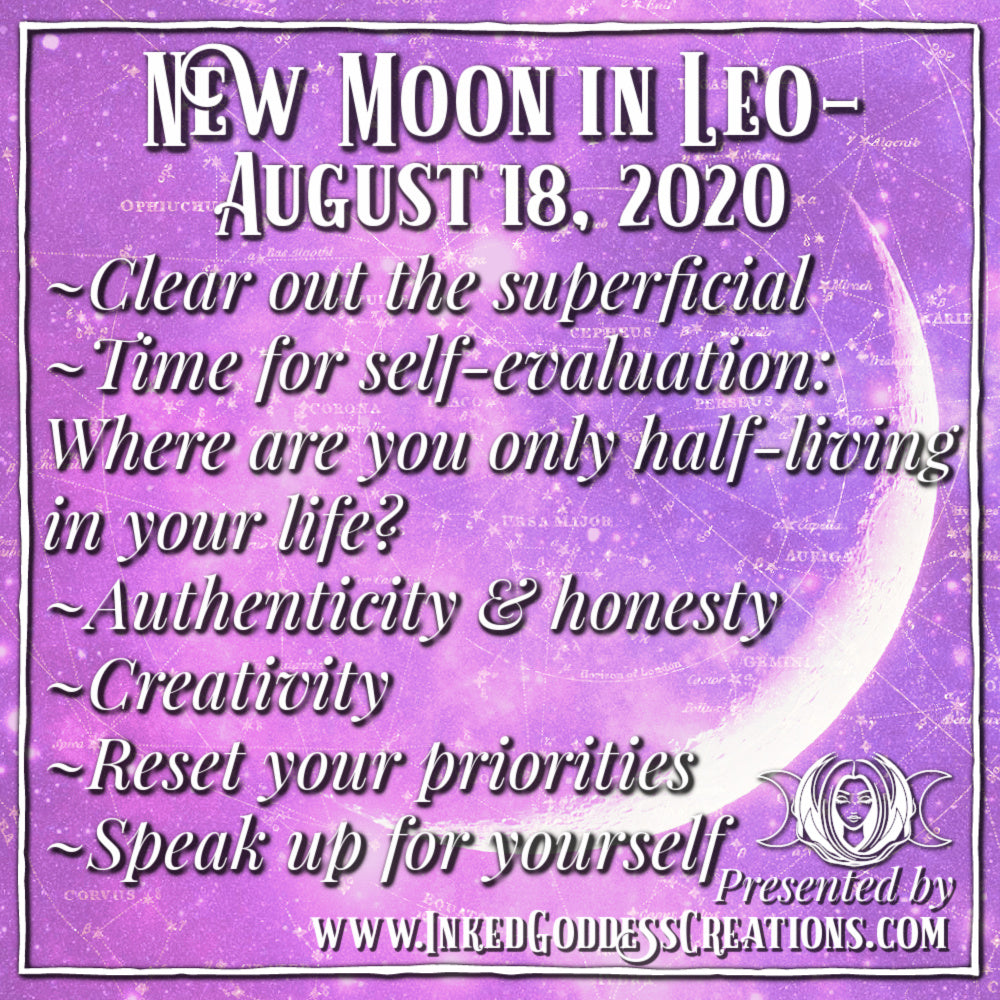 New Moon in Leo August 18 2020