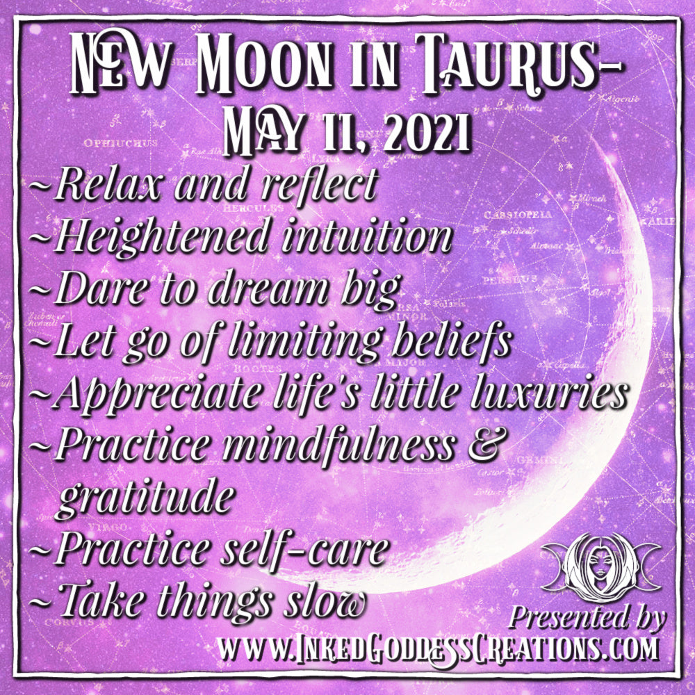 New Moon in Taurus May 11 2021