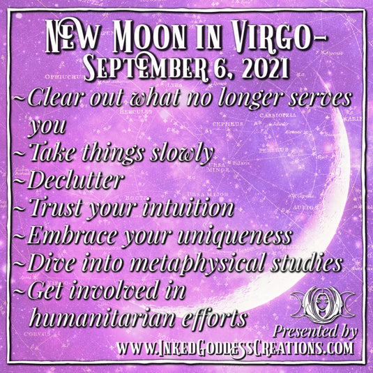 New Moon in Virgo- September 6, 2021