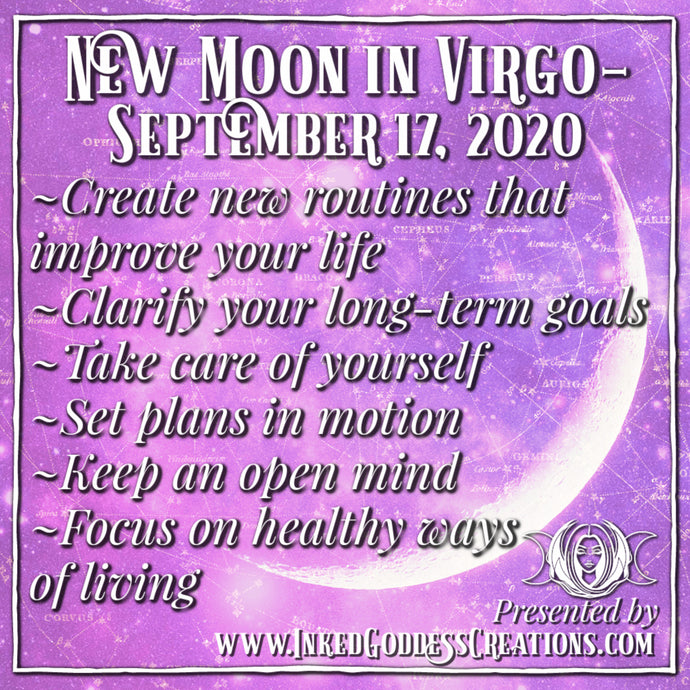 New Moon in Virgo- September 17, 2020