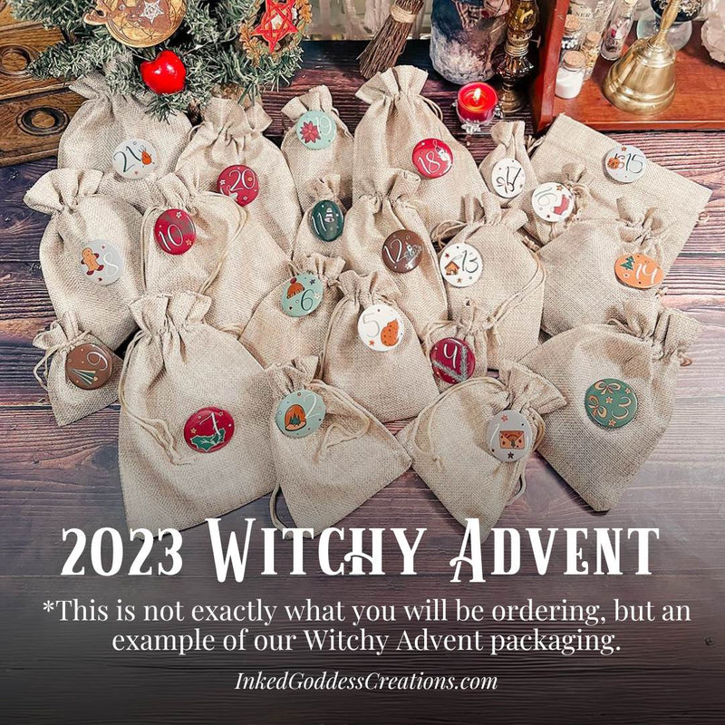 Load image into Gallery viewer, 2023 Witchy Advent from Inked Goddess Creations

