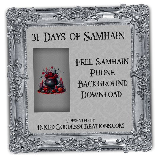 Samhain Phone Background Download- 31 Days of Samhain 2024