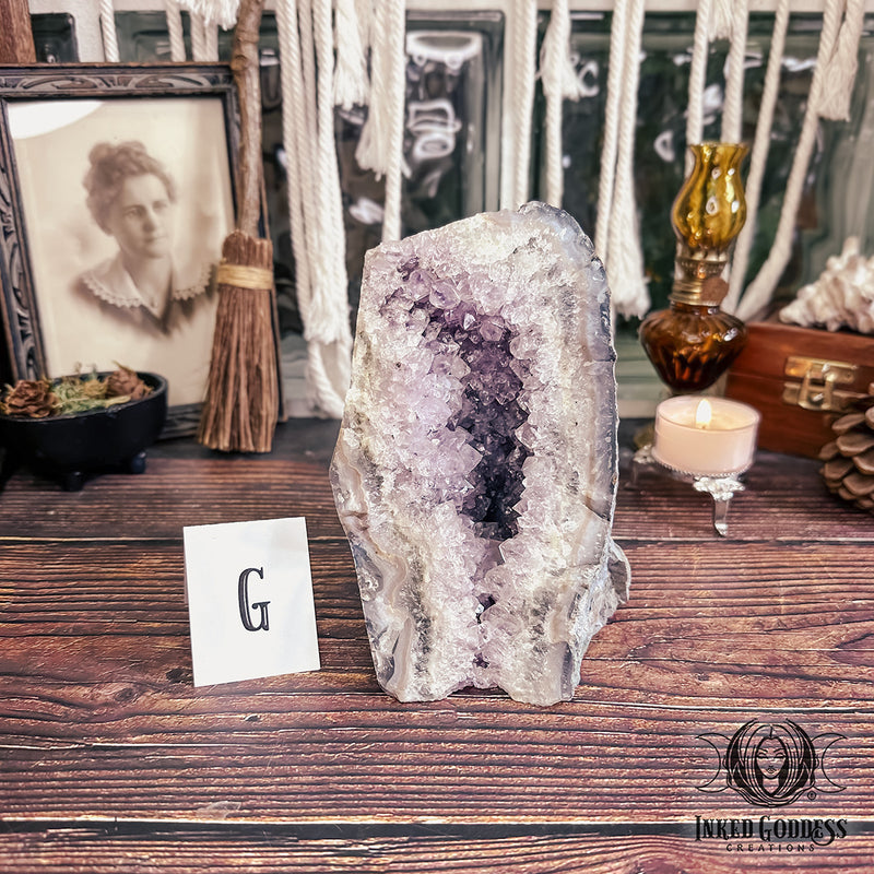 Load image into Gallery viewer, Amethyst Vagina Cave for Divine Feminine Magick
