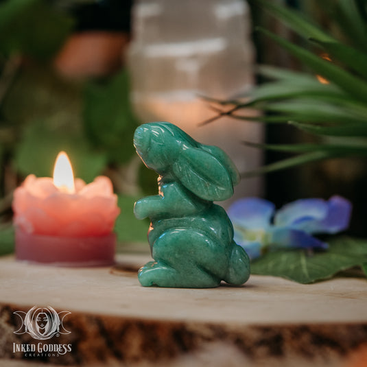 Aventurine Rabbit for Abundance