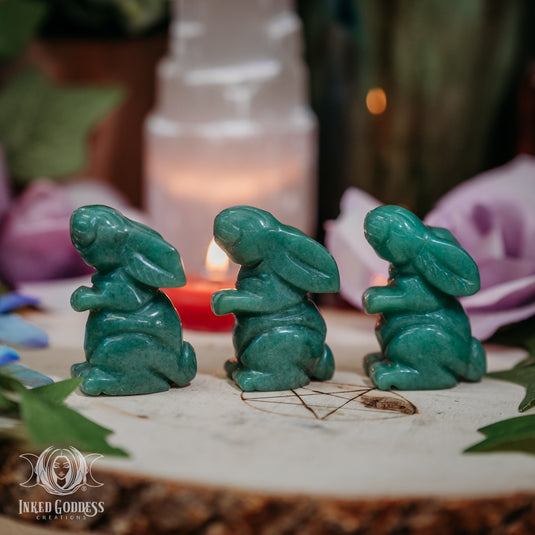 Aventurine Rabbit for Abundance