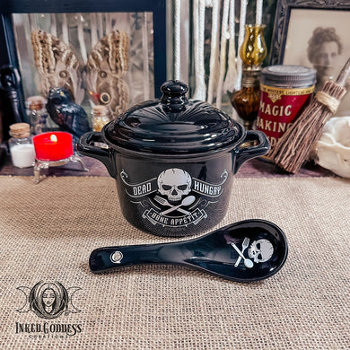 Bone Appetit Bowl & Spoon Set for Kitchen Magick