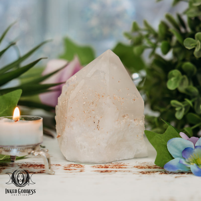 Load image into Gallery viewer, Candle Quartz for Ancient Knowledge
