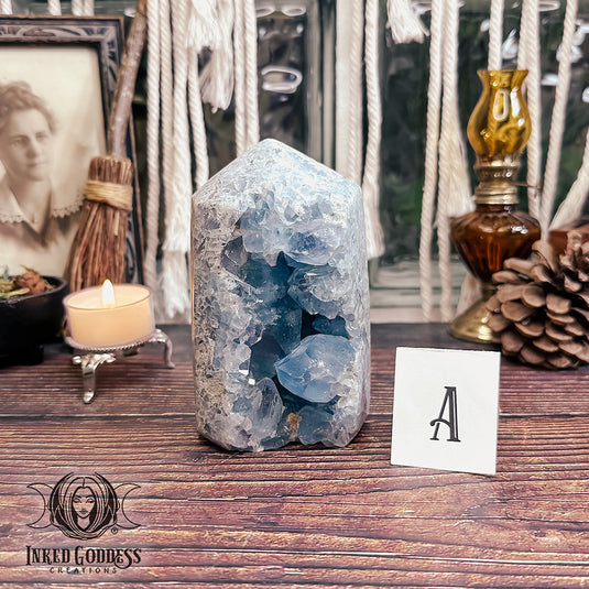 Celestite Tower for Connecting to Angels