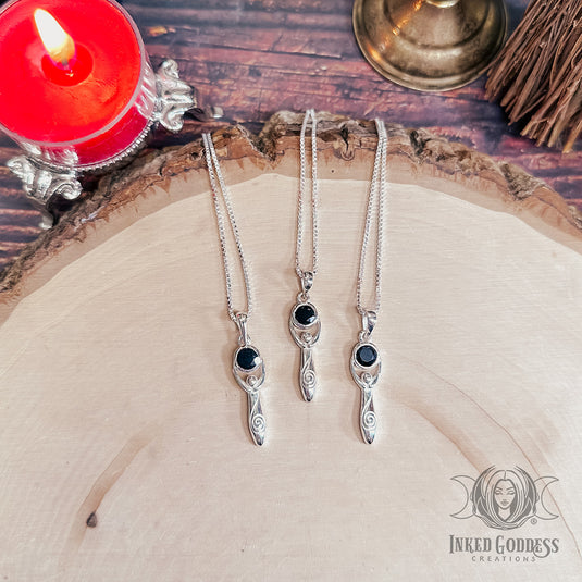 Drawing Down the Moon Goddess Necklace for Feminine Energy