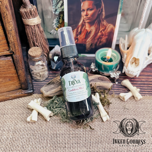 Freya Goddess Mist for Strength, Love, Divination and Magick