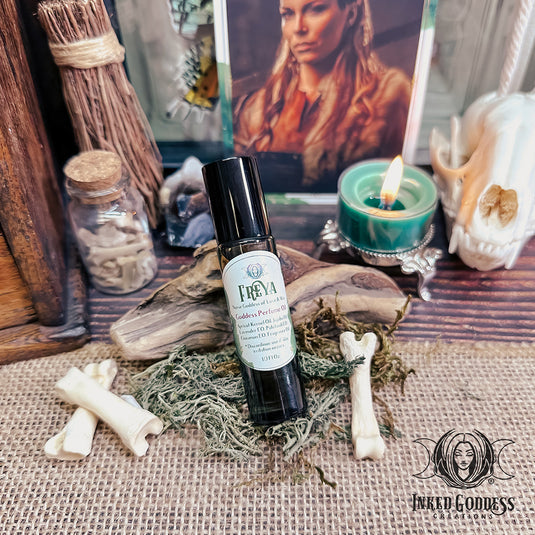 Freya Goddess Perfume Oil for Strength, Love, Divination, and Magick