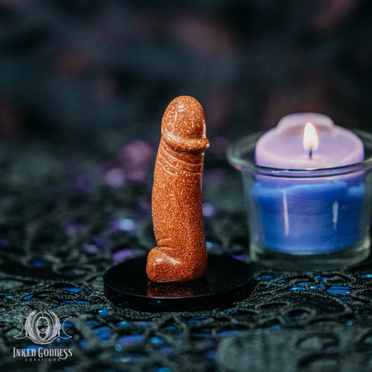 Goldstone Phallus for Vitality