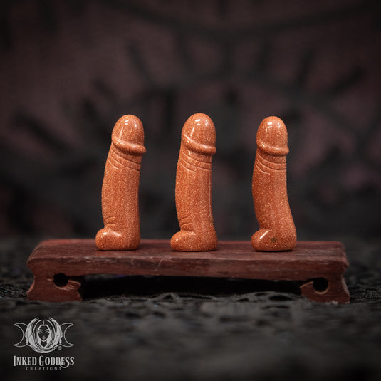 Goldstone Phallus for Vitality