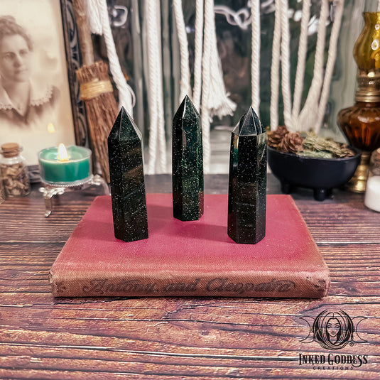 Green Goldstone Tower for Abundant Energy