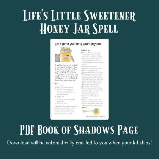 Honey Jar Spell Kit for Sweetness and Love