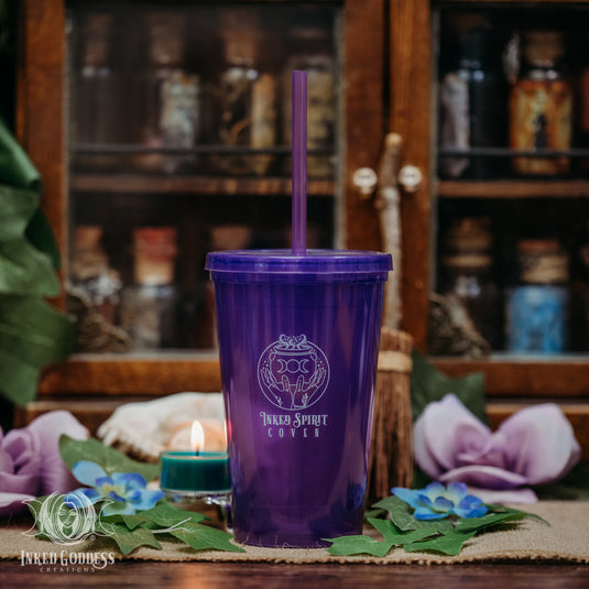 Inked Spirit Coven Tumbler Cup for Magickal Vibes