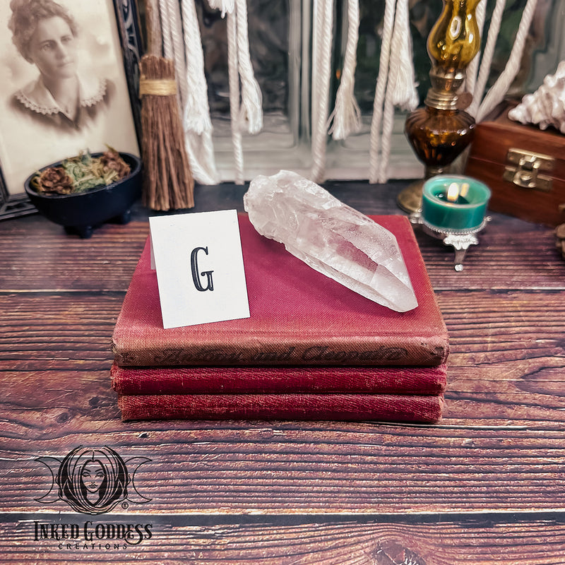 Load image into Gallery viewer, Lemurian Quartz Point for Ancient Magickal Energy
