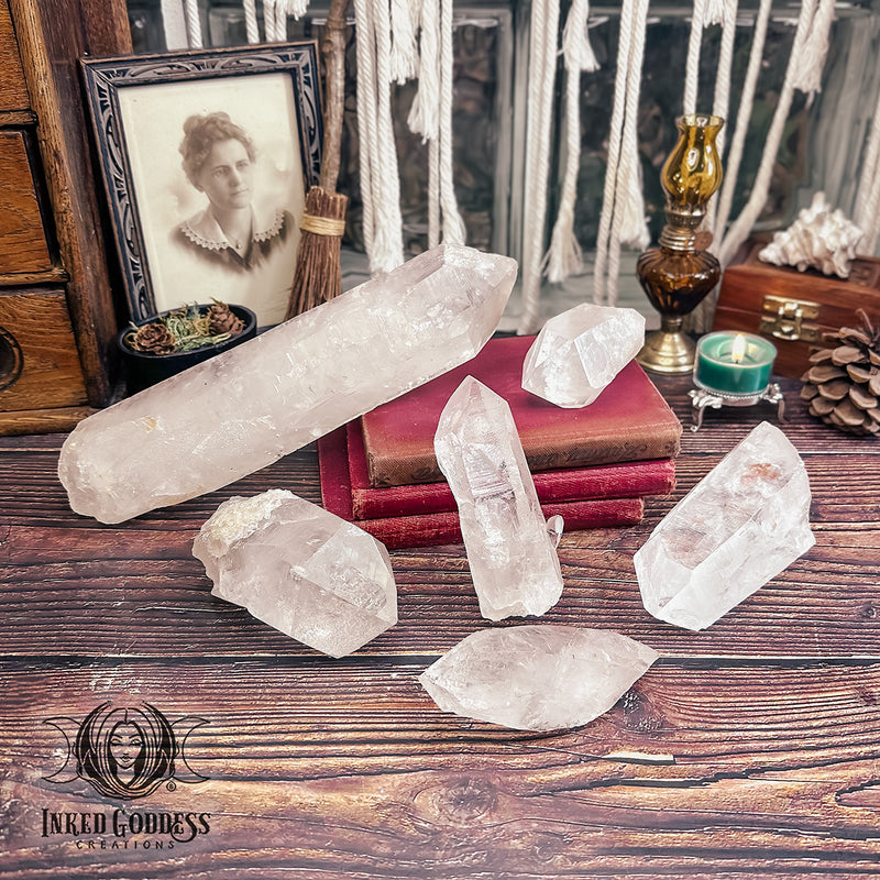 Load image into Gallery viewer, Lemurian Quartz Point for Ancient Magickal Energy
