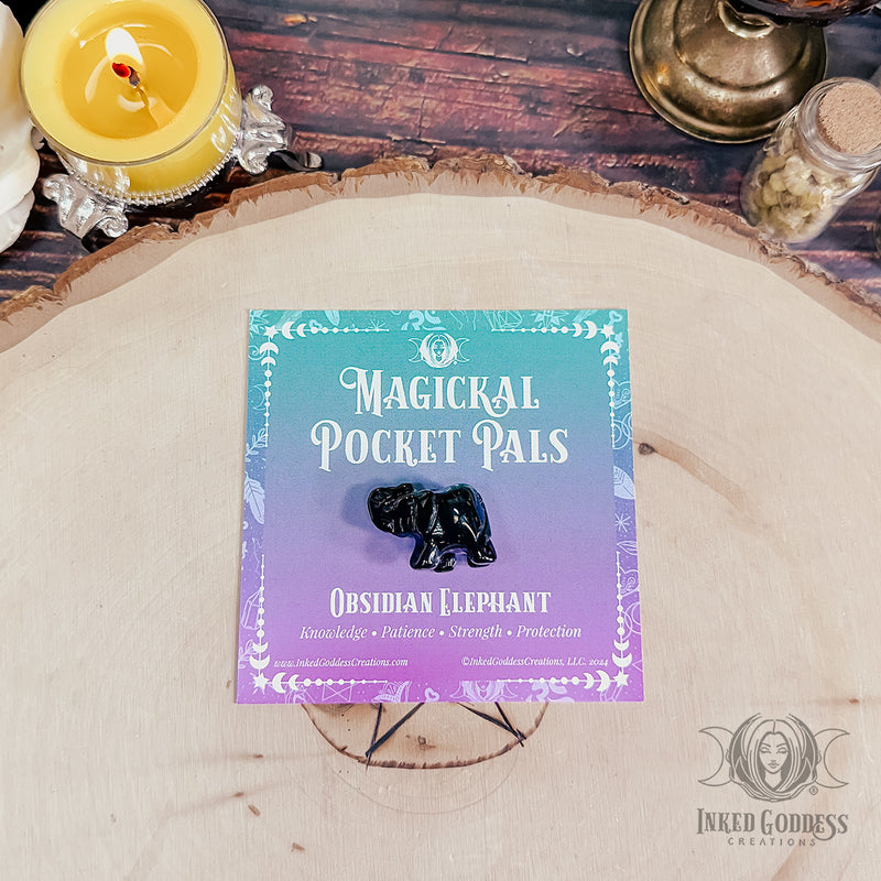 Load image into Gallery viewer, Magickal Pocket Pals- Gemstone Animal Talisman
