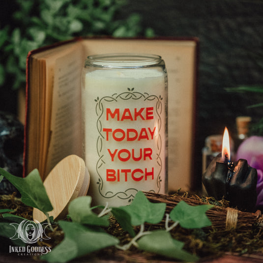 Make Today Your Bitch Jar Candle for Hella Motivation