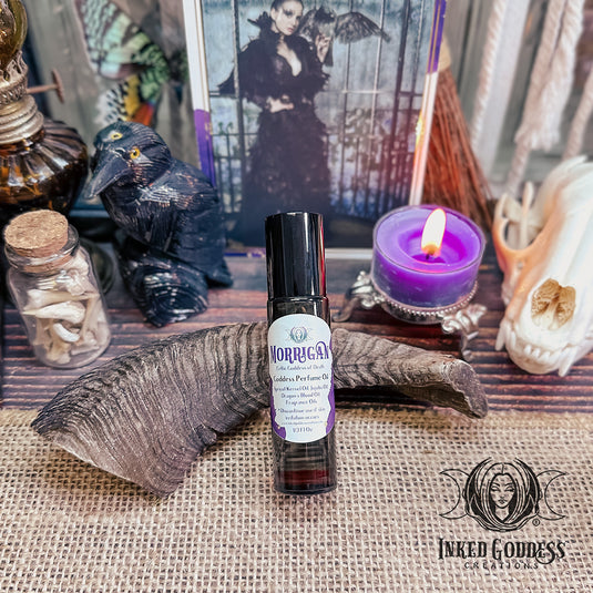 Morrigan Goddess Perfume Oil for Warrior Vibes