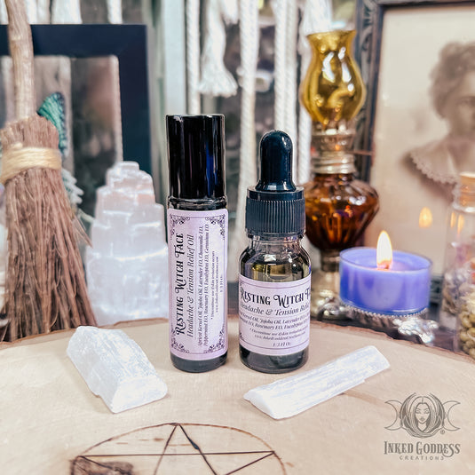 Resting Witch Face Ritual Oil for Headache & Tension Relief