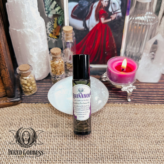 Rhiannon Goddess Perfume Oil for Inspiration and Feminine Power