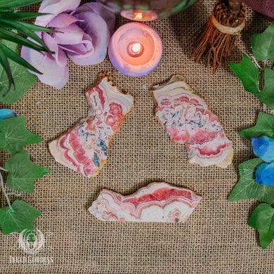 Rhodochrosite Swirl Tile for Flowing Confidence