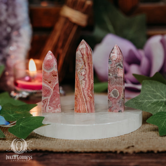 Rhodochrosite Mini Tower for Amplified Passions